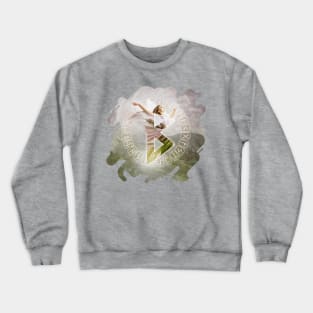 Berkana Rune  Digital Art Collage Crewneck Sweatshirt